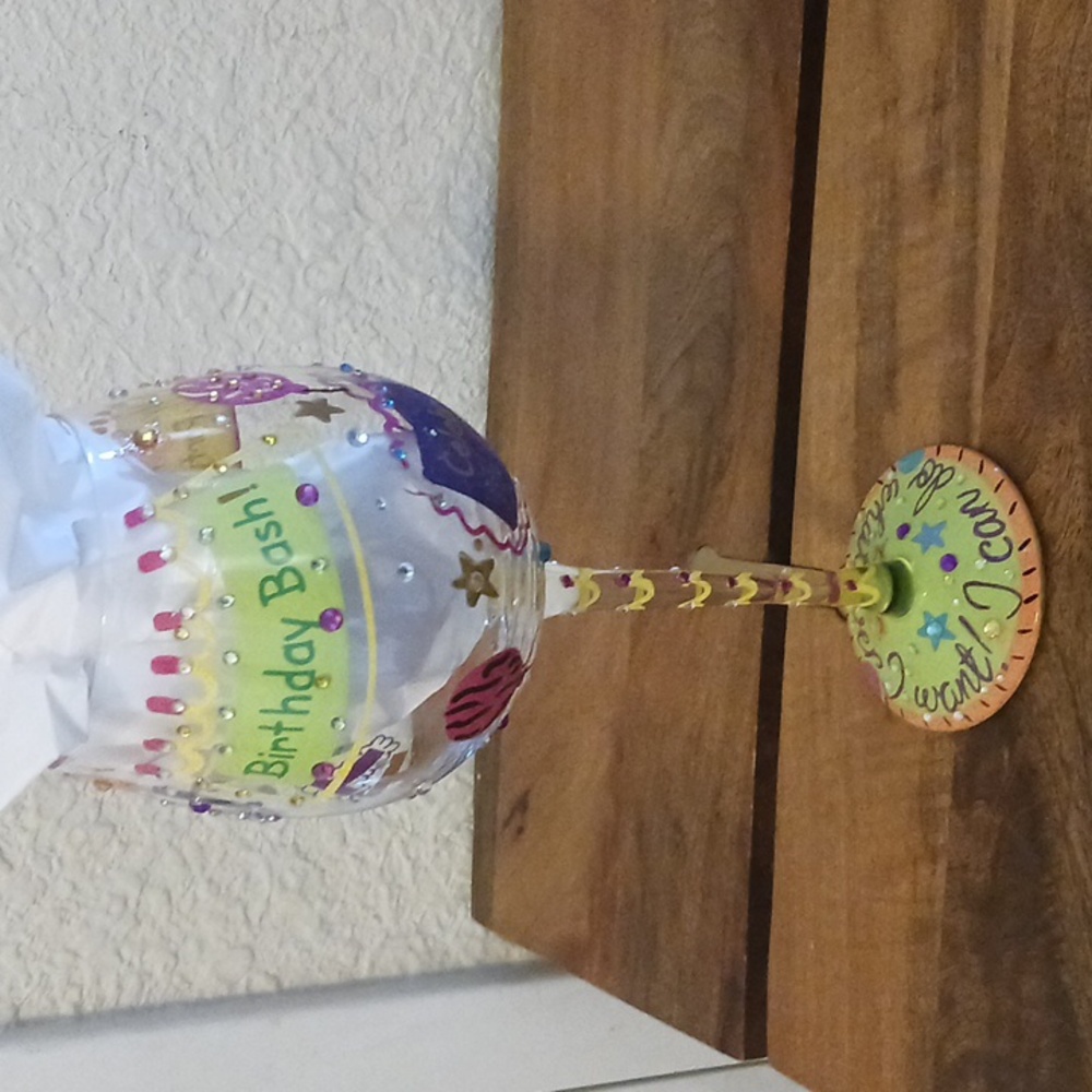LOLITA "Birthday" wine glass - Picture 9 of 10